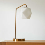 Talvior Luminous Geometric Faceted Glass Table Lamp